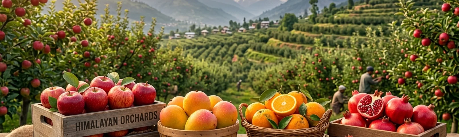 Tree-Ripened Mountain Apples & Orchard Fruits